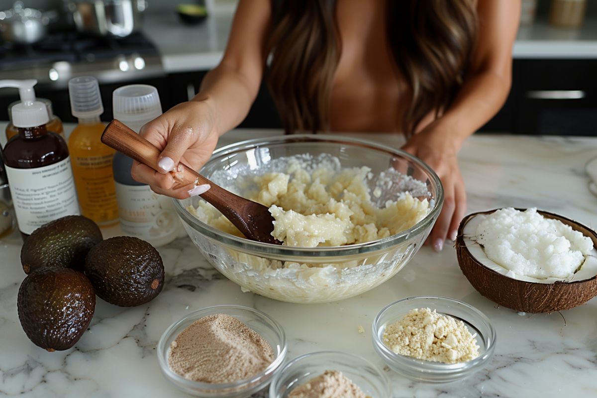 Créez votre propre masque capillaire nourrissant